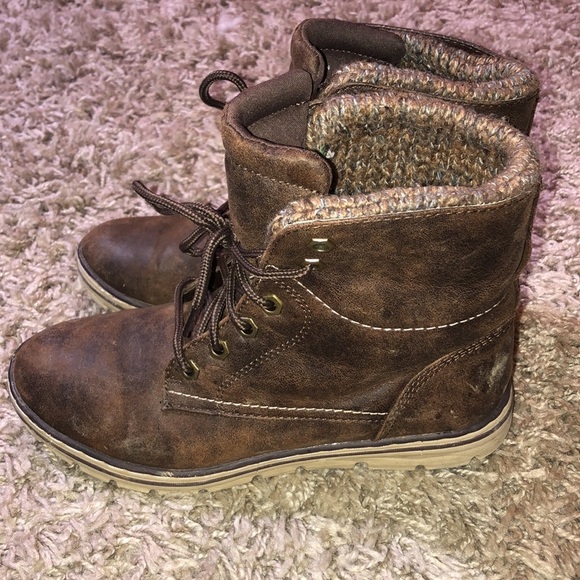 Cliff boots Keegan boots winter/fall hiking boots size 6 1/2M brown boots - Picture 4 of 5